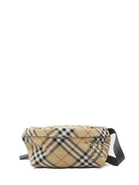 Best-selling designer bags 2025Men's Check Belt Bag in Beige | 8091780