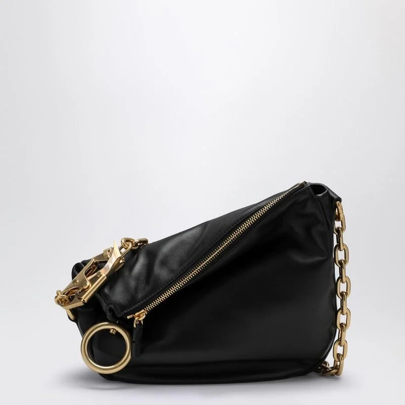 Women's Leather Knight Bag in Black | 8082384146771