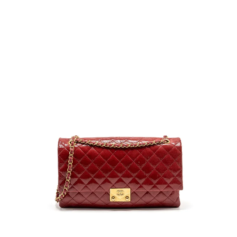 Crossbody bags for everyday useChanel Seasonal Flap Bag Patent Goatskin/Lambskin Red GHW