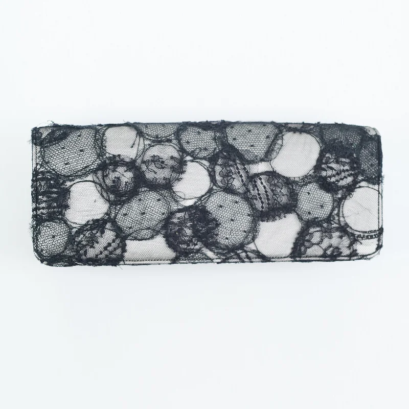 Crossbody bags for everyday useChanel Lace Bow Clutch Black