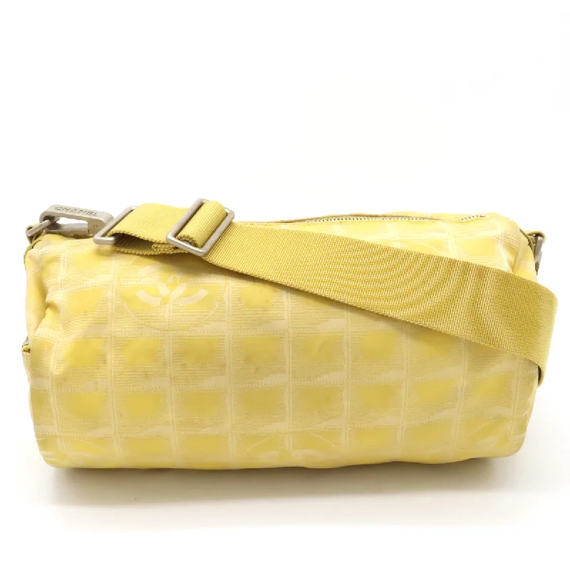 Sustainable fashion bagsChanel New Loveel Line Mini Roller Bag Body Bag Nylon  Leather Yellow A17669